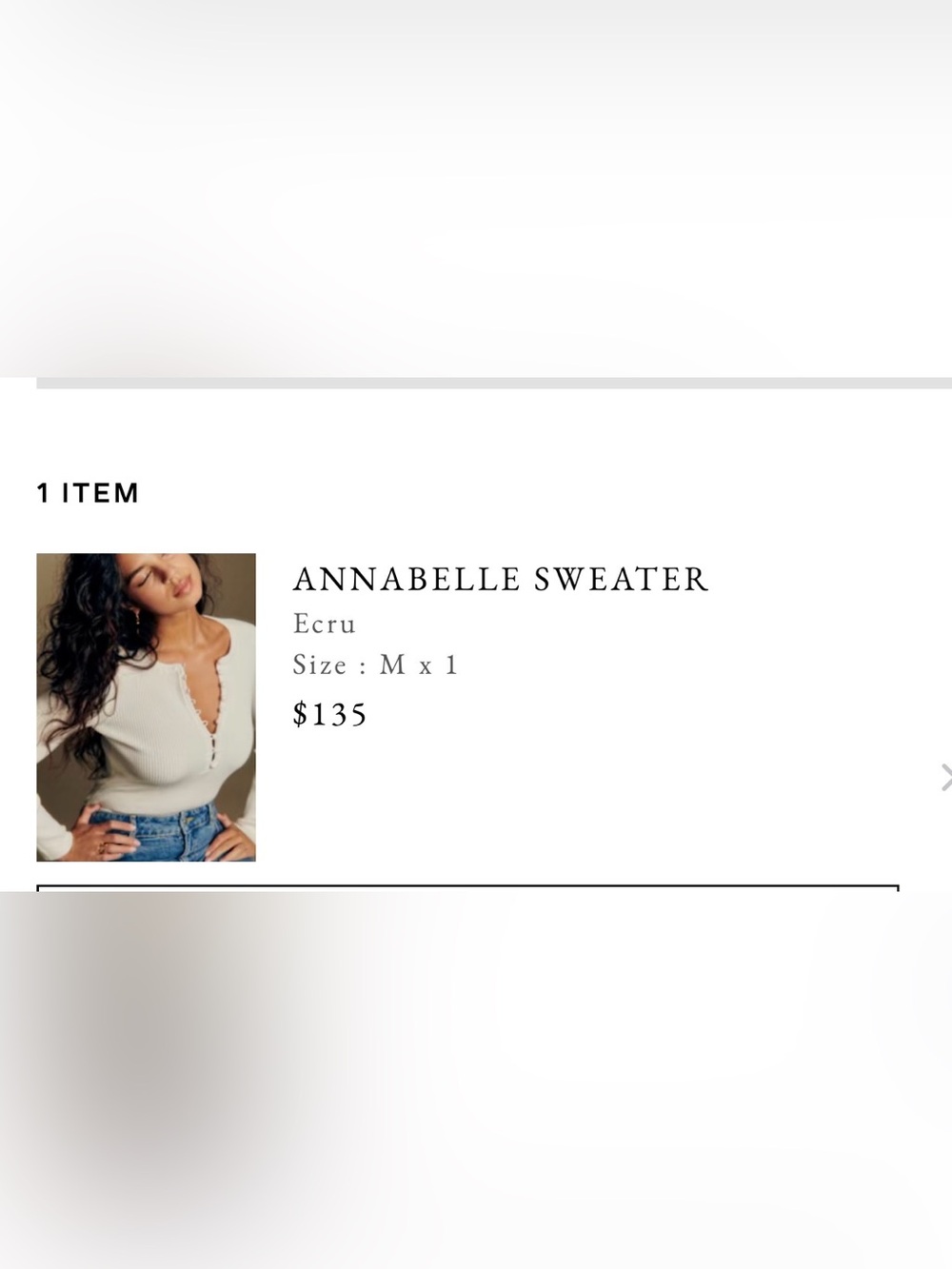Sezane Annabelle Jumper Ecru - Size M